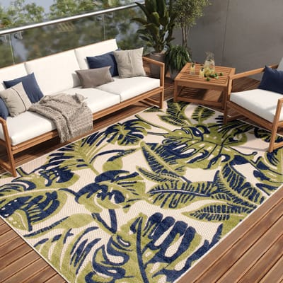 Tapiso Patio Indoor Tapijt Groen Tuintapijt Buitenkleed Buiten Outdoor Modern Maat- 120x170