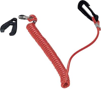 Noodstopclip met spiraalsnoer voor Yamaha/Selva 4-T