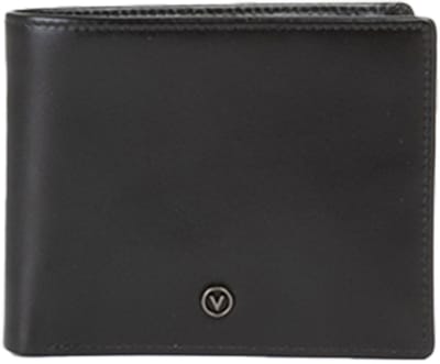 VALENTINO Leren kaarthoes Courage Card Case Nero zwart