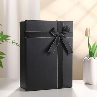 Herbruikbare Cadeaubox met Strik, 22.5 x 16 x 8.5 cm, Perfect voor Verjaardagen, Feestdagen en Cadeaus