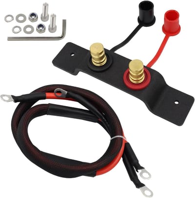 Startbooster - Accuklemverplaatser - Accu Opladen - Extern Laadstation - 135 cm Draad - Zwart