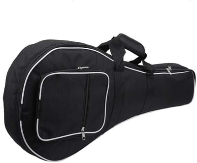 Dailygoods- Mandoline Draagtas - Comfortabele Draagbare Koffer - Dikke Oxford Doek - Zijvakken - Geschikt voor Muziekinstrumenten - Muziekinstrument