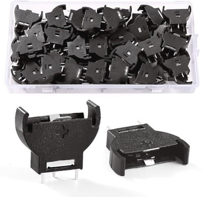 50 Stuks Knoopcel Batterijhouder 3V - Geschikt voor CR2032, CR2025 en CR2016