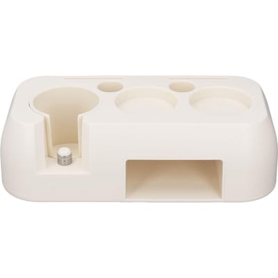 Koffie Tamper Station ABS Multifunctionele Koffie Tamper Basis Houder Standaard voor Thuis Mat Zwart Beige