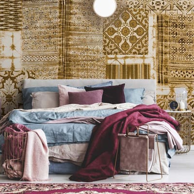 Fotobehang Patchwork2 DD117315 A.S. Création Atelier 47 | Goedkoop fotobehang