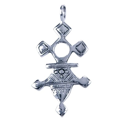 Zilveren Toeareg ketting hanger
