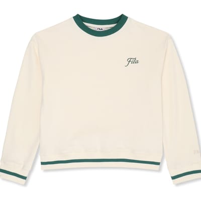 FILA Marlia Relaxed Graphic Crewneck Sweatshirt Egret Taglia: 134/140 | Abbigliamento Sportivo Outlet | kids