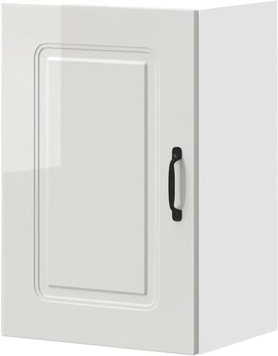 Keukenkast Wandkast - Bovenkast Keukenmeubel - Keuken Organiseren - Hoogglans Afwerking - 40 x 31 x 60 cm - Wit