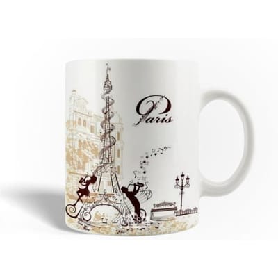 Mug en Céramique La tour Eiffel la musique classique à Paris France