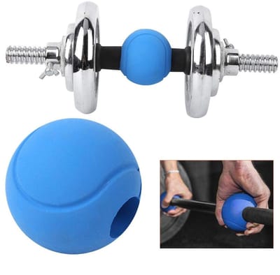 Dailygoods- Barbell-grepen 185g - Ronde Haltergrepen - Siliconen - Antislip - Polsoefening - Comfortabel Vastpakken