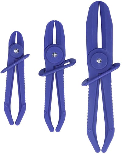 Cosensi- Slangentang Set - 3 Stuks - Flexibele Slangentangen - Nylon - Geschikt voor Remslangen - Brandstofslangen - Opening tot 65mm