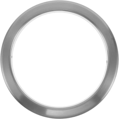 Inbouw Afval Ring - Afvalbak Deksel - Aanrecht Afval - Vlakke Inbouw Oplossing - 17cm Diameter - Zilver