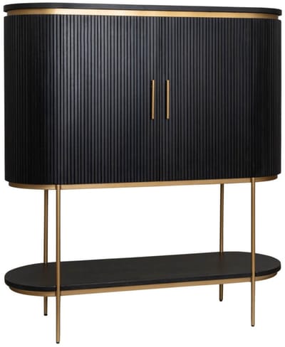 Tower Living - Rivello barkast - 135 cm - zwart