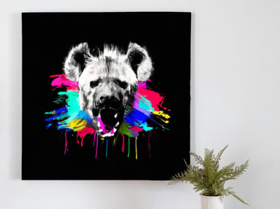Laugh it up | Laugh it up | Kunst - 40x40 centimeter op Dibond | Foto op Dibond
