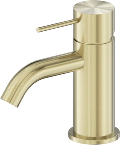 Owen & Finch Fonteinkraan Laag Model – Geborsteld Champagne Goud PVD – Messing Toiletkraan