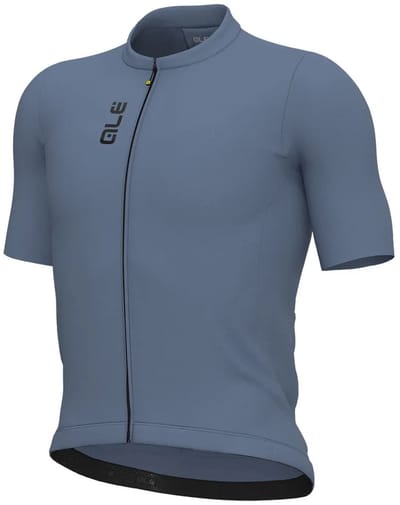 Ale Pragma Color Block Korte Mouw Wielertrui Blauw S Man