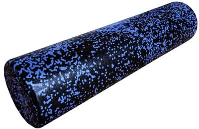 FysioSupplies - Foamroller Elite Zwart/Blauw 60 cm - Foamrollers
