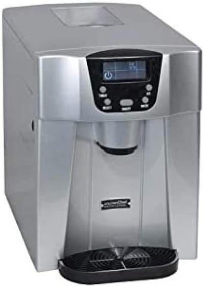 IJsmachine met Waterdispenser - 12kg per 24 uur - RVS Kleur