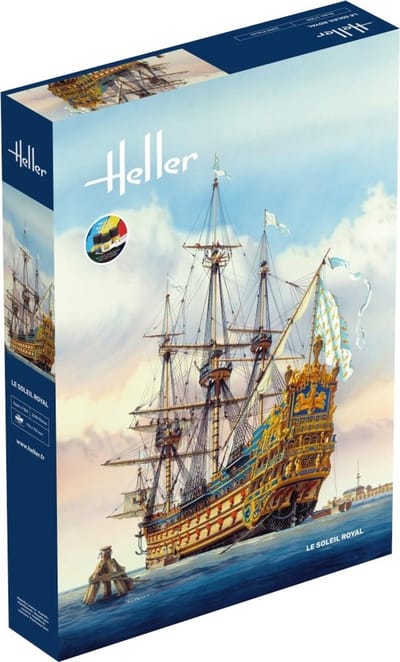 Heller Modelbouwpakket Schepen - 58899 Soleil Royal Ship - Starter Kit Plastic - 1:100 - Modelbouw