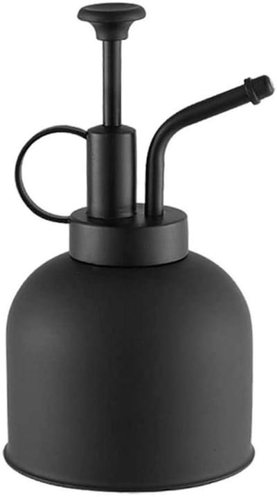 Roestvrijstalen Gieter - Planten Waterkan - Binnen Buiten Planten - Vintage Gouden Look - 1 Liter - Zwart