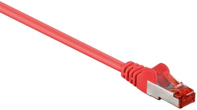Wentronic CAT 6-1000 SSTP PIMF Red 10m