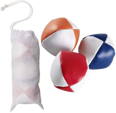 Professionele Jongleerballen Set 3 stuks Hoge Kwaliteit - Jongleer Ballen Set - Juggling balls - Circusballen - 3 x Jongleer Bal - Met Opbergzak - Jongleerballen
