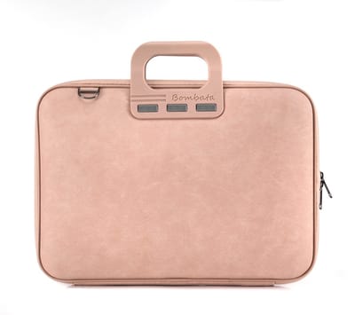 Bombata 15,6 inch Laptoptas Denim Jeans - 15 - Pastel Roze