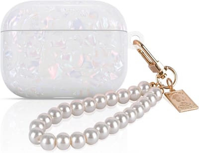 AirPods Pro 3 Hoesje - Beschermhoesje Opladerhoes - Oplader Beschermen - Glitter en Parels