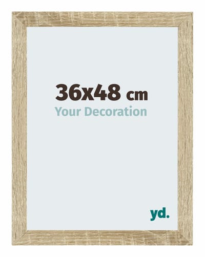 Your Decoration - Puzzellijst 36x48 cm - Sonoma Eiken - Puzzellijst 500-1000 stukjes - MDF Fotolijst - Mura