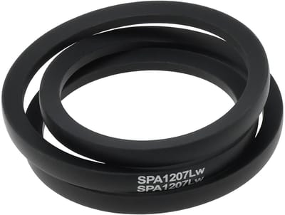 Dailygoods- Aandrijfriem Perfecte Pasvorm - Buitenlengte 1225 mm - Binnenlengte 1162 mm - Rubber - Betrouwbare Prestaties - Soepele Werking - Grasmaaier Riem