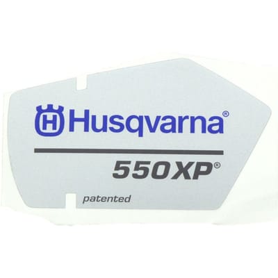 Husqvarna 550xp starterkap sticker