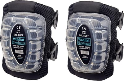 Professionele Gel Kniebeschermers Soft - Conform NORM EN 14404 - Ideaal voor Werk en Hobby