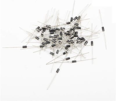 Gelijkrichterdiodes - Diodes - Frequentie Vermenigvuldigen - Lage Lekstroom - 3000V 0.2A - Zwart