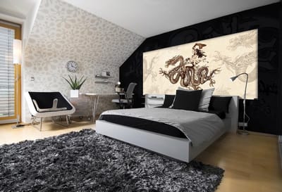 Dragon Tattoo Photo Wallcovering