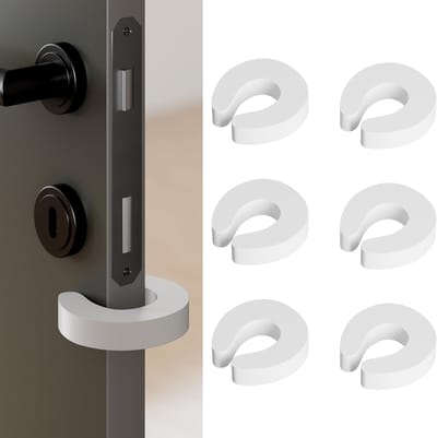 6 stuks deurklembeveiliging, gebruik een veiligheidsdeurbeveiliging van zacht schuim om de deur open te houden