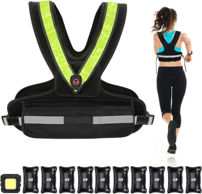 REN® Gewichtsvest - Gewichtsvesten - Zwart - ‎43cm x 19cm x 10cm