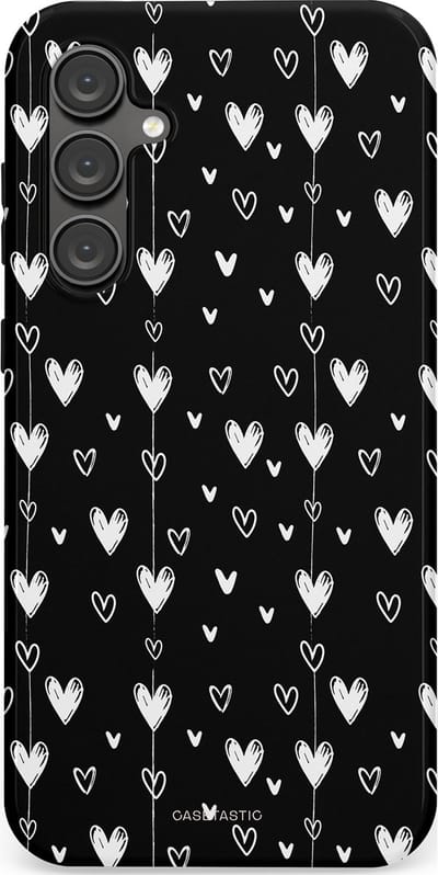 Casetastic Hoesje Geschikt voor Samsung S23 FE - Stijlvolle Beschermende Duo-layer Case - Hangend Hartje