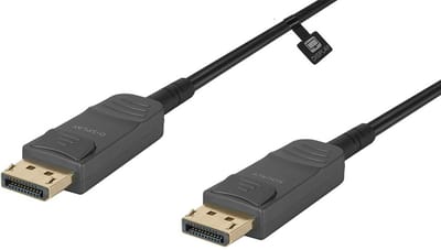KanexPro Actieve Fiber High Speed DisplayPort 1.4 8k/30Hz 4k/60Hz kabel lengte 20 meter