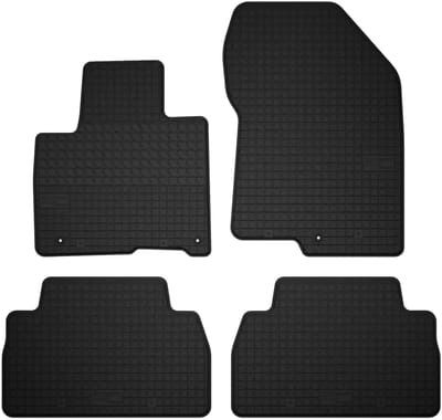 Wielganizator SolidTread - Hyundai SantaFe IV - SUV - 2018-2024 - Zwarte Gummimatten