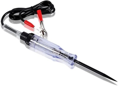 Auto Circuit Tester - Lijntester Voltmeter - Voertuigonderhoud - Digitaal Afleesbaar - 6-24 Volt - Zwart