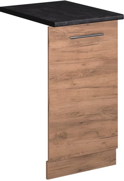 Vicco Fame-Line Vaatwasserfrontpaneel – 45 cm, WB Antraciet Krachtige eik goud