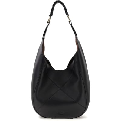 Guess Pauline Schoudertas Leder 25 cm - Dames - black