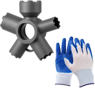 Store_9 - Universele Kraanaansluiting - 10-in-1 Gereedschap - Inclusief Handschoenen - Multifunctioneel - Geschikt voor M28/M24/M21.5/M18.5 - Handi...