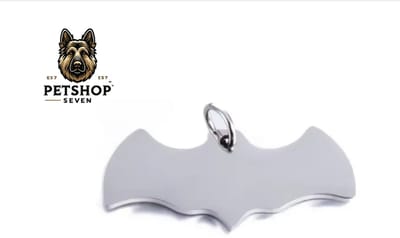 Hondenpenning BATMAN | Unieke Hondenpenning Batman | Zilver | Dogtag Batman | Hondenpenning inclusief Graveren | Petshop Seven
