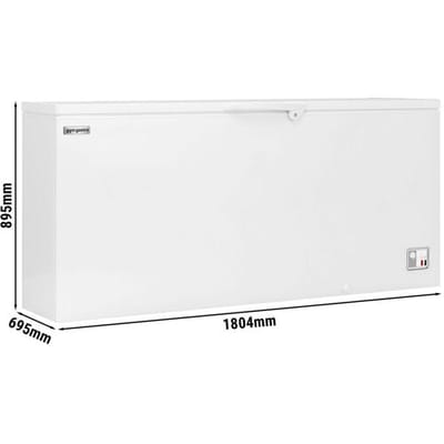 GGM Gastro Tiefkühltruhe - 1800mm - 534 Liter - Kunststoffdeckel - inkl. Trennwand