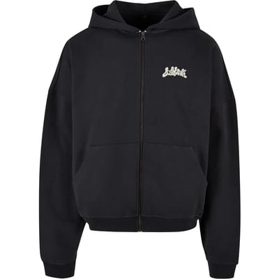 Hooded sweatshirt met rits Lost Youth Flower Waves