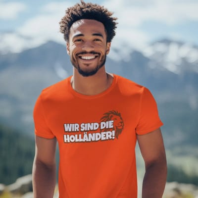 Oranje T-shirt EK WK Wir Sind Die Holländer - MAAT XS - Heren Feestkleding & Carnavalskleding
