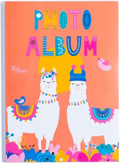 Insteekalbum voor 36 Foto's met Llama Thema - Ideaal Geheugenboek