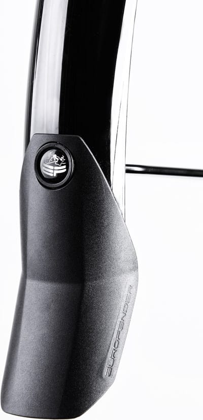 Spatbordset 28 Eurofender Lampo 58 mm breed - zwart