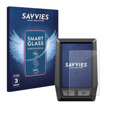 3 Stuks Savvies Screenprotector - geschikt voor Bosch Kiox - beschermfolie glas transparant